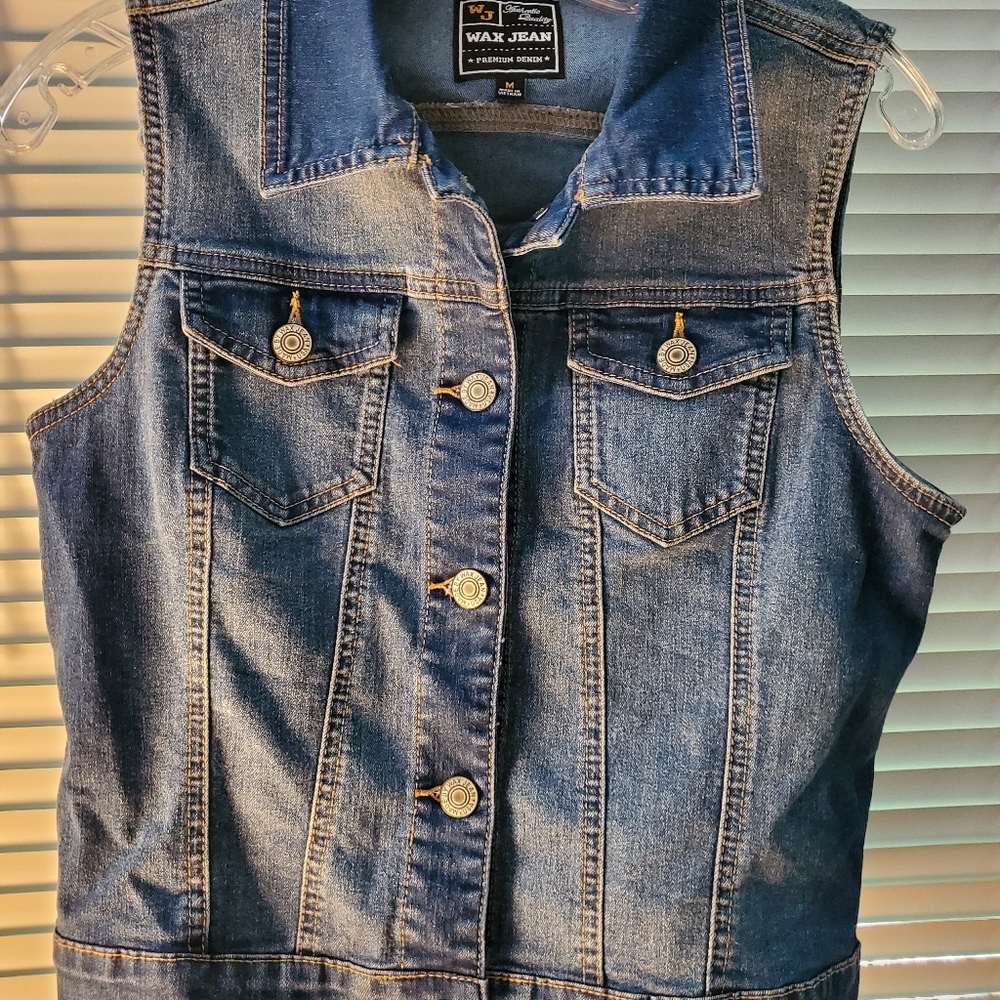Denim vest